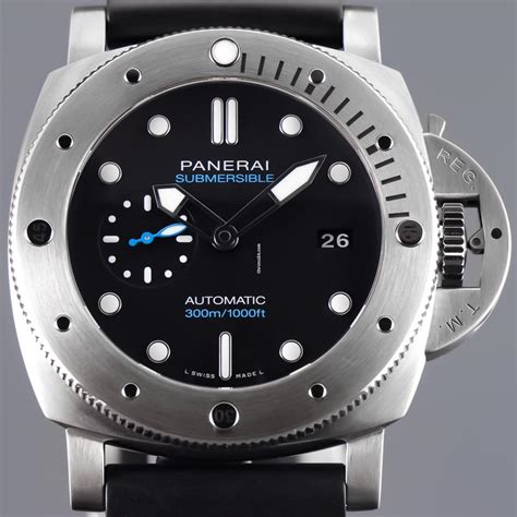 panerai military automatic watch|panerai submersible 44mm.